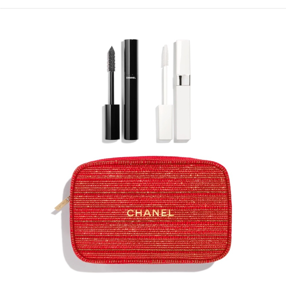 ⭐️Chanel Go To Extremes Mascara Set Holiday Gift 2022 Primer and Mascara Set